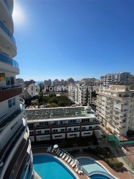 Просторная квартира 1+1, 65 м², район Махмутлар, в комплексе отельного типа, частичный вид на море-id-10375-фото-17