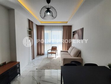 Просторная светлая квартира 2+1, 85 м² с полной мебелью и техникой в современном жилом комплексе в Махмутларе-id-10378-фото-5