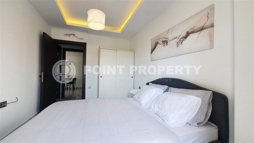 Просторная светлая квартира 2+1, 85 м² с полной мебелью и техникой в современном жилом комплексе в Махмутларе-id-10378-фото-9