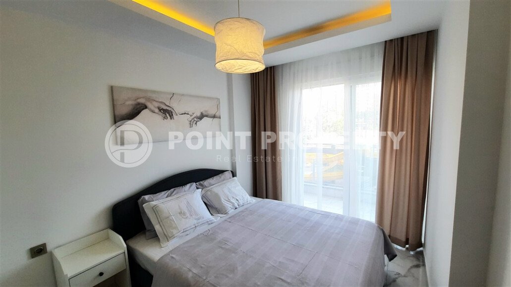 Просторная светлая квартира 2+1, 85 м² с полной мебелью и техникой в современном жилом комплексе в Махмутларе-id-10378-фото-10