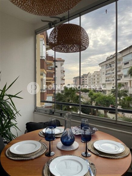 Просторная светлая двухспальная квартира 2+1, 110 м² с частичным видом на море в меблированном жилом комплексе в Обагёле-id-10380-фото-4