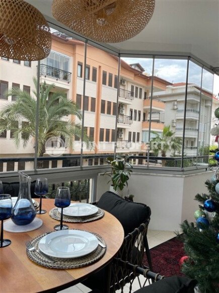 Просторная светлая двухспальная квартира 2+1, 110 м² с частичным видом на море в меблированном жилом комплексе в Обагёле-id-10380-фото-6