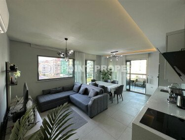 Квартира 2+1, 105 м² на первой линии моря в Кестеле с видом на море-id-10386-фото-2