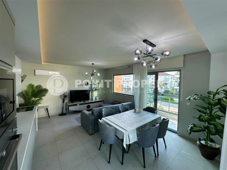 Квартира 2+1, 105 м² на первой линии моря в Кестеле с видом на море-id-10386-фото-3