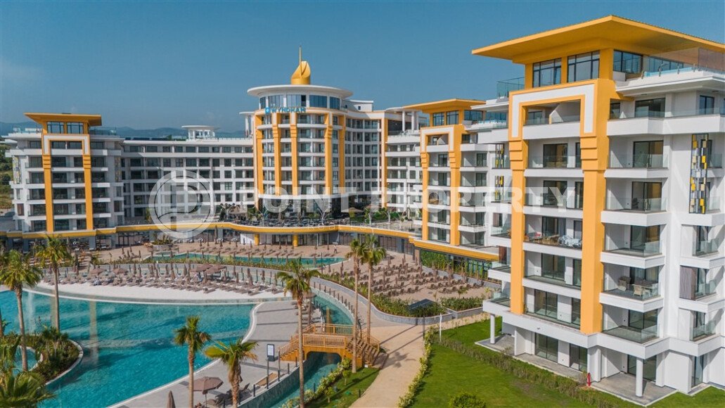 4+1 apartment in a hotel-type complex in the Türkler area. Citizenship-id-10388-photo-1