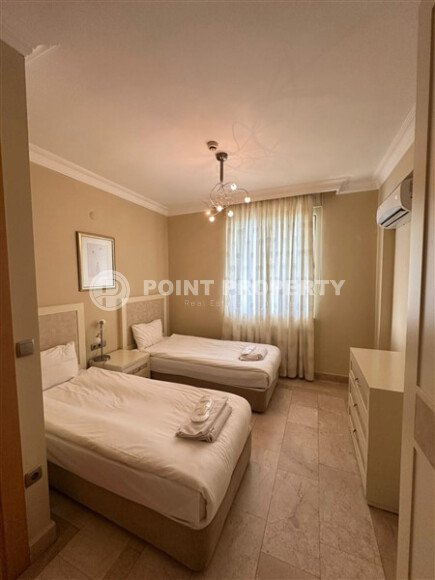 Комфортабельная квартира – 110 м² в комплексе с отелем, район Каргыджак, вид на море-id-10402-фото-6