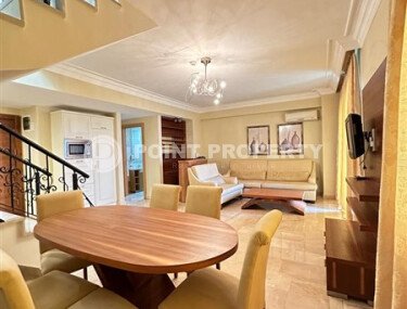 Видовой дуплекс – 110 м² в комплексе с отелем, район Каргыджак, вид на море и горы-id-10405-фото-3