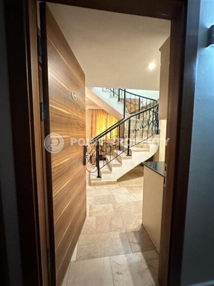 Видовой дуплекс – 110 м² в комплексе с отелем, район Каргыджак, вид на море и горы-id-10405-фото-10