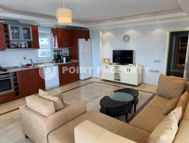 вартира 2+1, 100 м² с панорамным видом на море в районе Тосмур — всего 50 м до пляжа-id-10406-фото-2