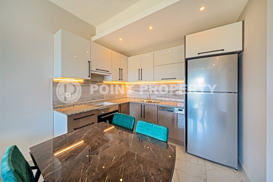 1+1 квартира 50 м² в Авсалларе — меблированное жильё с видом на инфраструктуру комплекса-id-10429-фото-3