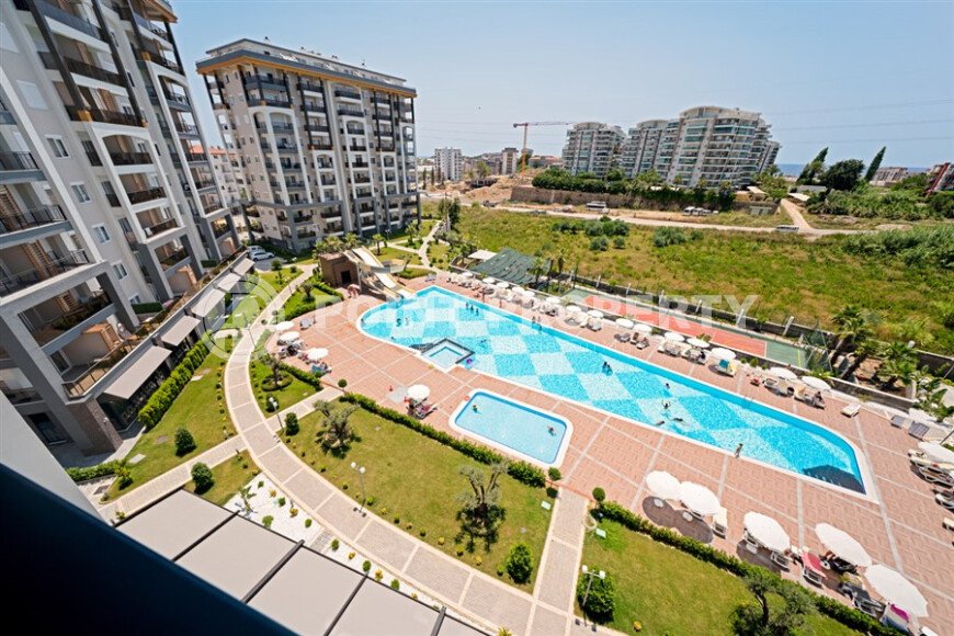 1+1 квартира 50 м² в Авсалларе — меблированное жильё с видом на инфраструктуру комплекса-id-10429-фото-17