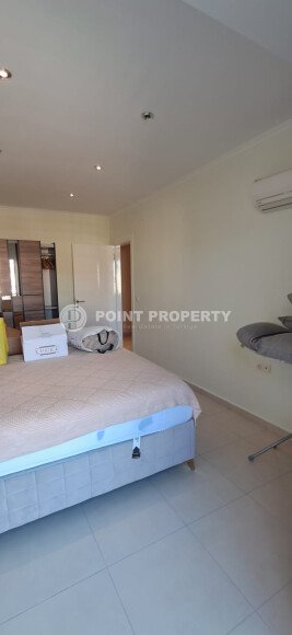 Современный дуплекс 2+1 – 110 м², район Авсаллар, частичный вид на море-id-10436-фото-3