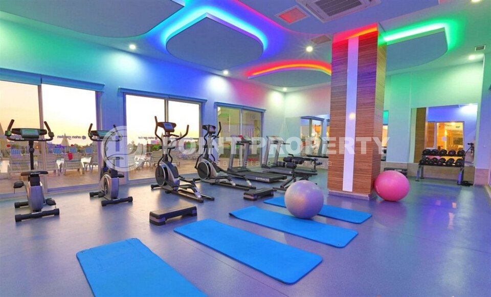 Современный дуплекс 2+1 – 110 м², район Авсаллар, частичный вид на море-id-10436-фото-8