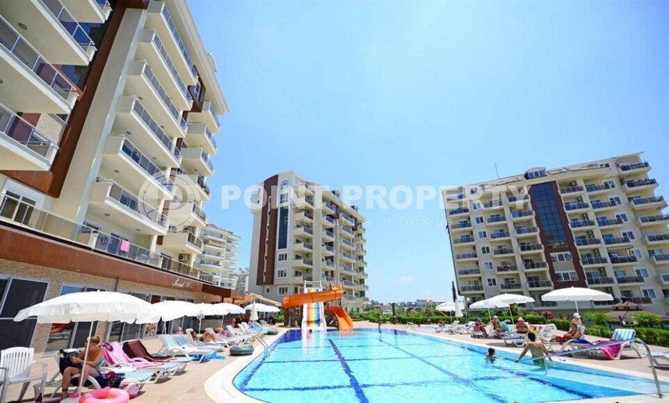 Современный дуплекс 2+1 – 110 м², район Авсаллар, частичный вид на море-id-10436-фото-11