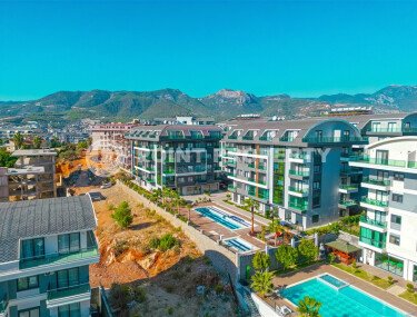 Светлая 45 m² квартира в районе Оба в современном комплексе-id-10440-фото-1