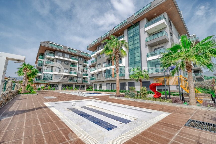 Светлая 45 m² квартира в районе Оба в современном комплексе-id-10440-фото-12