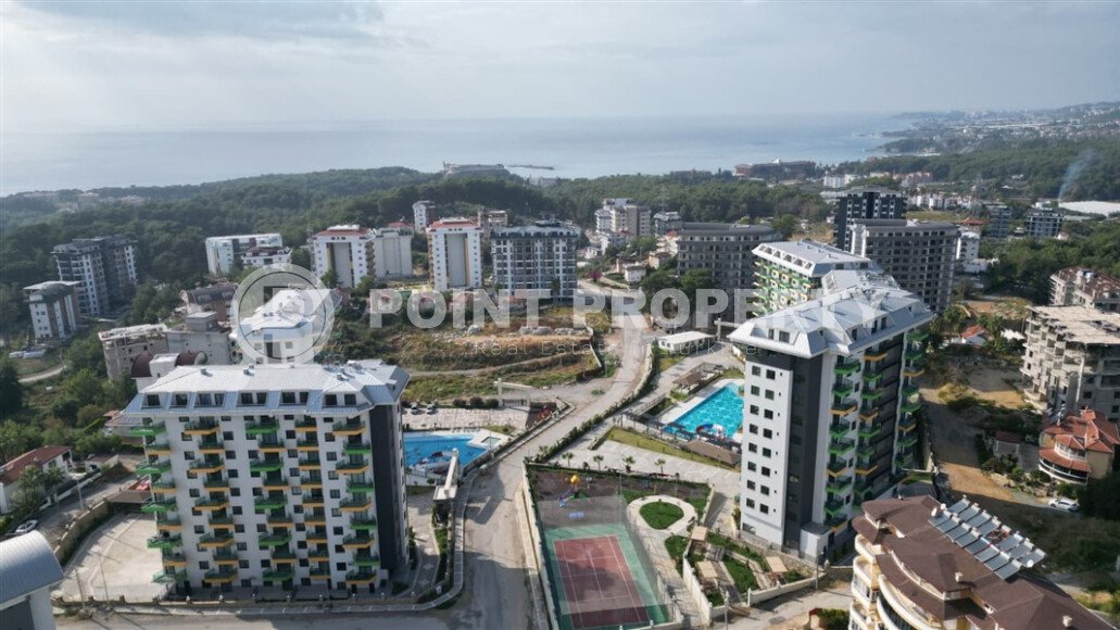 Новая 1+1, 44 м² в районе Авсаллар в крупном комплексе — дом 2024 года-id-10465-фото-14