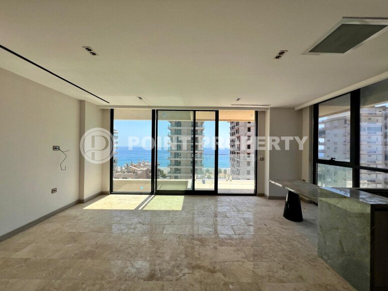 Видовая квартира 2+1 в новом комплексе на первой линии в Махмутларе-id-9289-фото-4