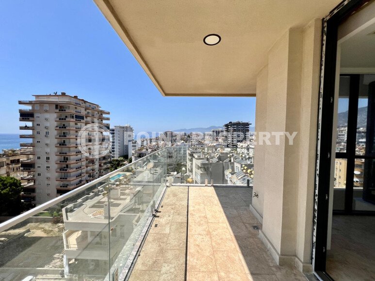 Видовая квартира 2+1 в новом комплексе на первой линии в Махмутларе-id-9289-фото-12