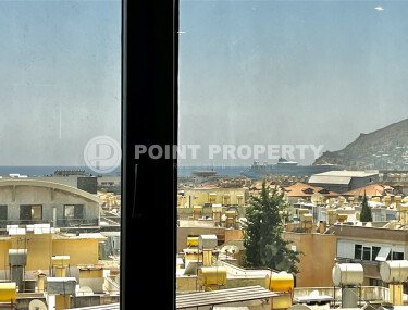 Квартира 3+1 в центре Алании с видом на море и крепость, ВНЖ-id-10470-фото-5