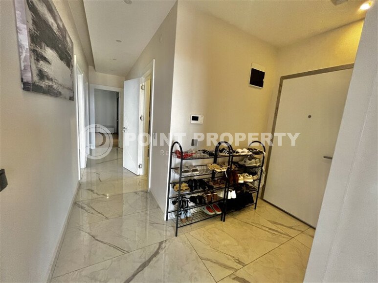 Квартира 3+1 в центре Алании с видом на море и крепость, ВНЖ-id-10470-фото-11