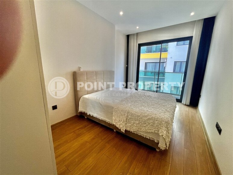 Квартира 3+1 в центре Алании с видом на море и крепость, ВНЖ-id-10470-фото-12