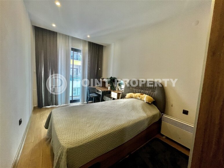 Квартира 3+1 в центре Алании с видом на море и крепость, ВНЖ-id-10470-фото-16