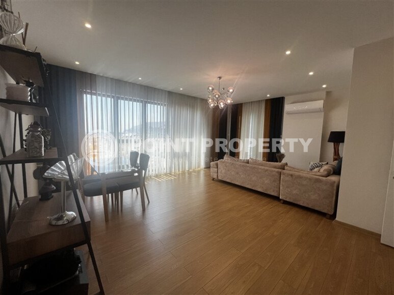 Квартира 3+1 в центре Алании с видом на море и крепость, ВНЖ-id-10470-фото-20