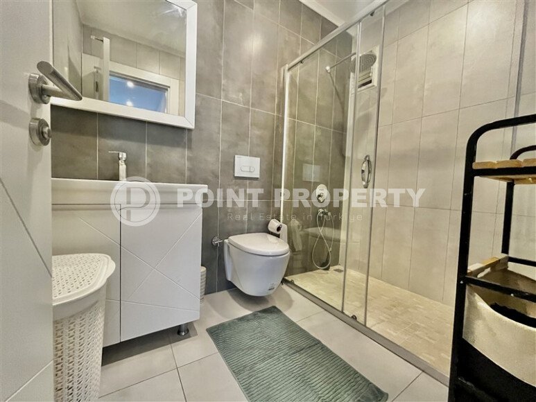 Квартира 3+1 в центре Алании с видом на море и крепость, ВНЖ-id-10470-фото-21