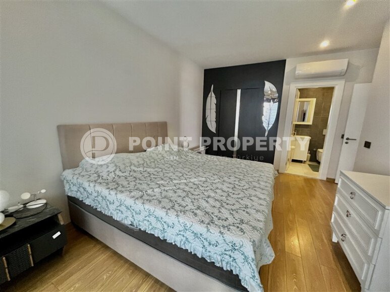 Квартира 3+1 в центре Алании с видом на море и крепость, ВНЖ-id-10470-фото-23