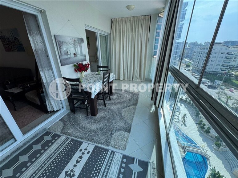 Светлая 1+1 55 m² в Махмутларе в комплексе с аквапарком и богатой инфраструктурой-id-10480-photo-5