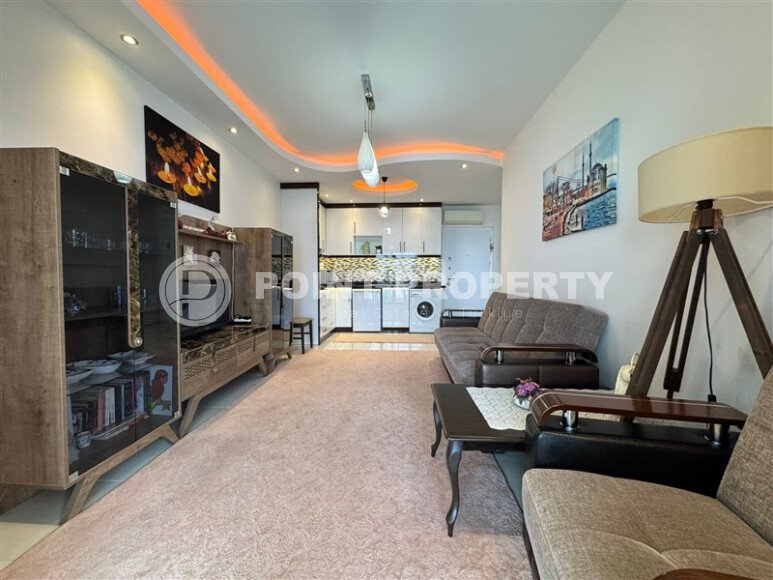 Светлая 1+1 55 m² в Махмутларе в комплексе с аквапарком и богатой инфраструктурой-id-10480-photo-6