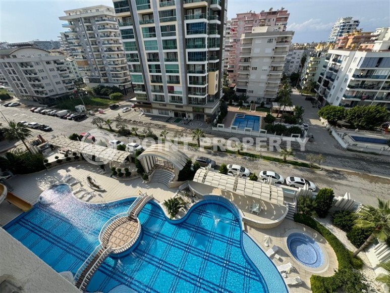 Светлая 1+1 55 m² в Махмутларе в комплексе с аквапарком и богатой инфраструктурой-id-10480-photo-11