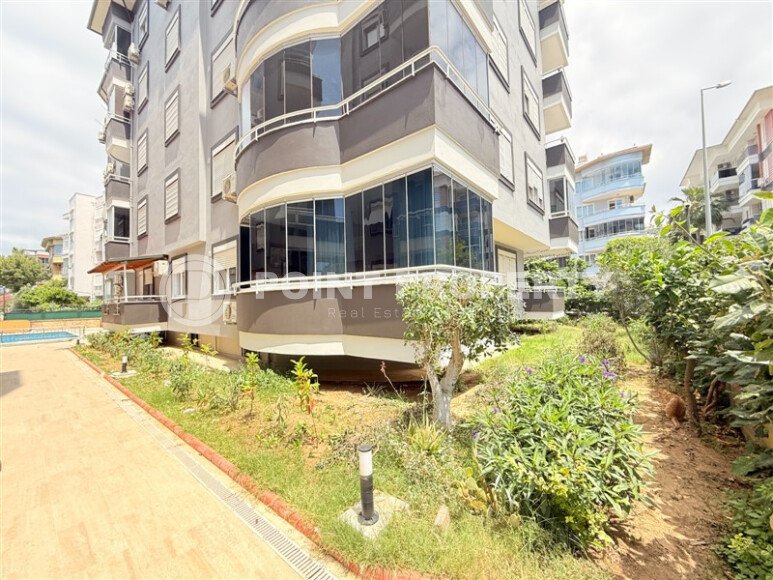 Просторная квартира 2+1 120 м² в Оба-Обагёль с двумя балконами и частным видом на море, подходит для ВНЖ-id-10482-фото-2