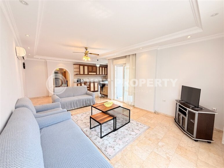 Просторная квартира 2+1 120 м² в Оба-Обагёль с двумя балконами и частным видом на море, подходит для ВНЖ-id-10482-фото-30