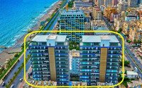Двухуровневая квартира 55 м² на первой линии в Махмутларе-id-10484-фото-15
