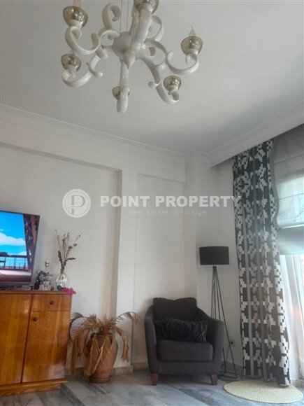 Уютная 100 m² квартира 2+1 с отдельной кухней в центре Аланьи, район пляжа Клеопатры-id-10495-фото-2