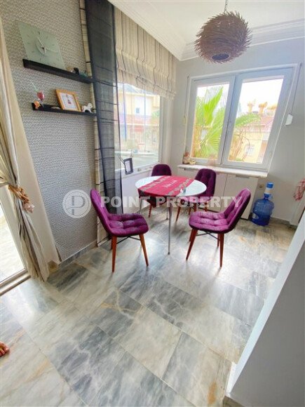 Уютная 100 m² квартира 2+1 с отдельной кухней в центре Аланьи, район пляжа Клеопатры-id-10495-фото-8