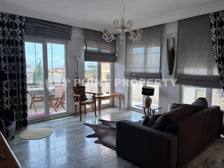 Уютная 100 m² квартира 2+1 с отдельной кухней в центре Аланьи, район пляжа Клеопатры-id-10495-фото-10