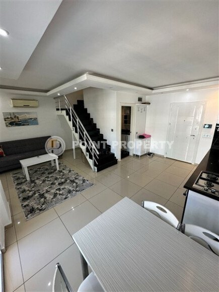 Меблированный дуплекс 98 m² в центре Аланьи, Клеопатра-id-10504-фото-6