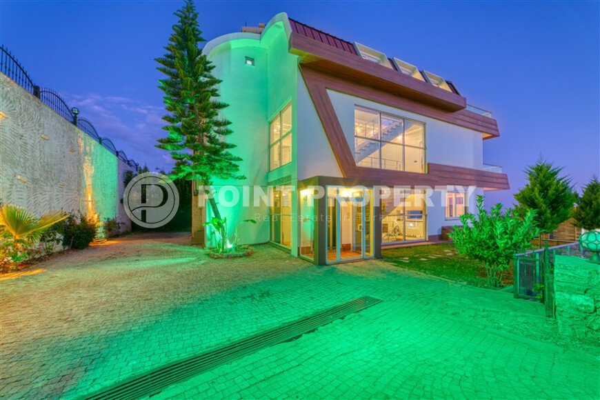 Отдельная 300 m² модерн - вилла 5+1 в районе Бекташ с панорамным видом на море и гражданством-id-10506-фото-5