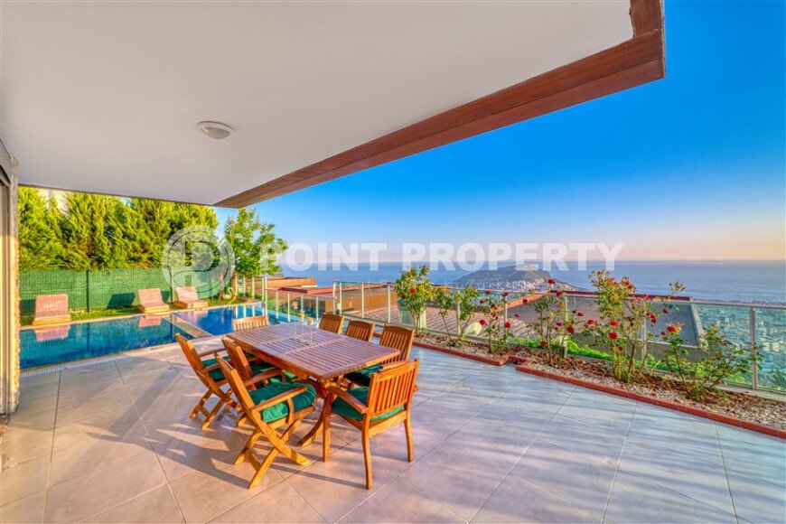 Отдельная 300 m² модерн - вилла 5+1 в районе Бекташ с панорамным видом на море и гражданством-id-10506-фото-8