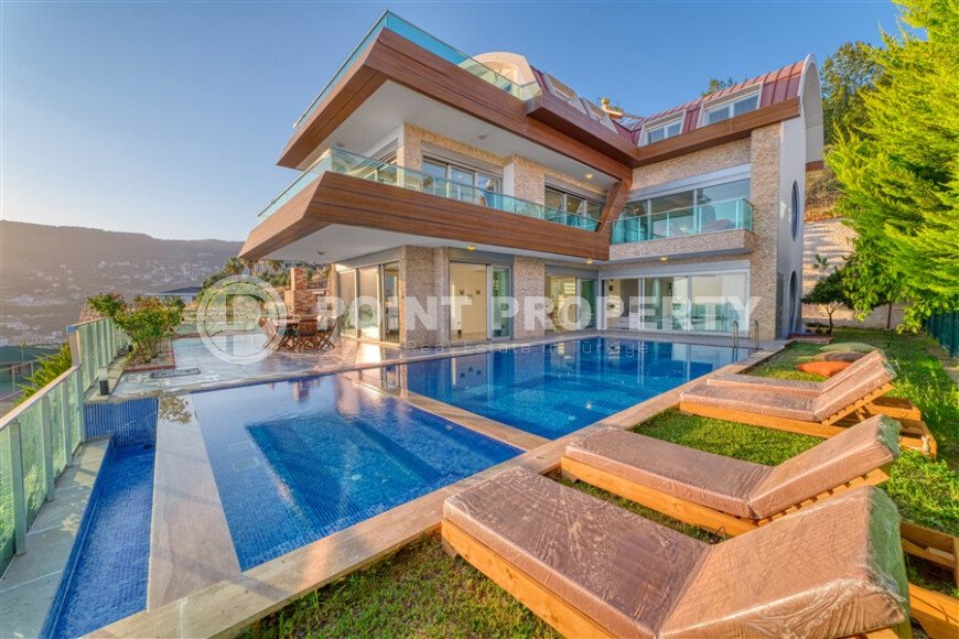 Отдельная 300 m² модерн - вилла 5+1 в районе Бекташ с панорамным видом на море и гражданством-id-10506-фото-11