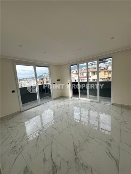 Современная 107 m² квартира в центре Аланьи с видом на горы и инфраструктурой для семьи-id-10507-фото-4