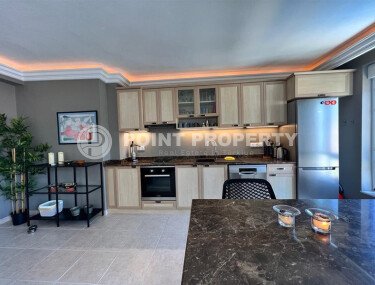 Стильная квартира 65 м² в центре Алании с видом на море и крепость-id-10510-фото-4