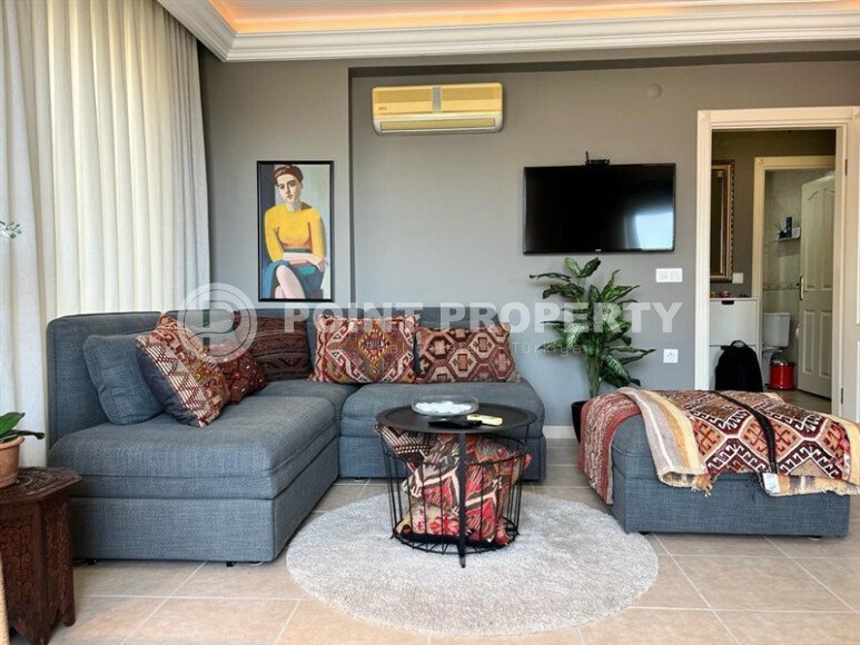 Стильная квартира 65 м² в центре Алании с видом на море и крепость-id-10510-фото-6