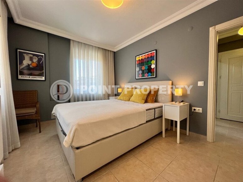 Стильная квартира 65 м² в центре Алании с видом на море и крепость-id-10510-фото-10