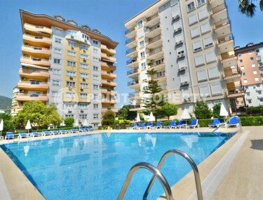 Просторная квартира 110 м² в центре Алании с видом на море и крепость-id-10517-фото-1