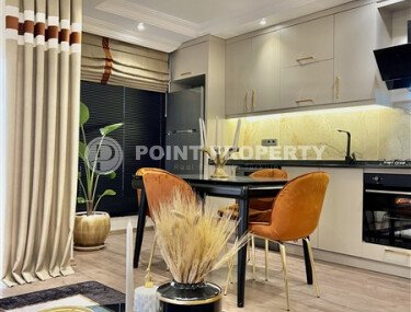 Spacious apartment of 110 m² in the center of Alanya with views of the sea and the fortress-id-10517-photo-5