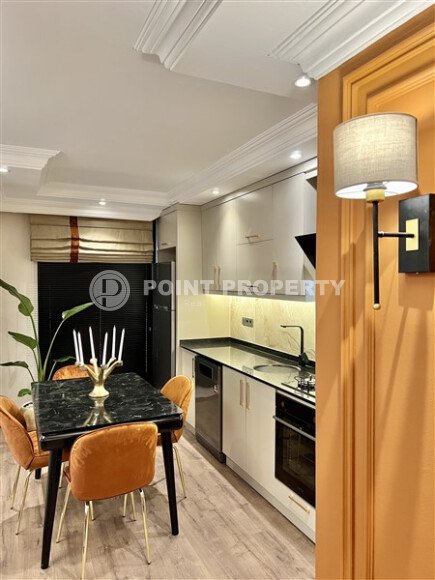 Просторная квартира 110 м² в центре Алании с видом на море и крепость-id-10517-фото-7